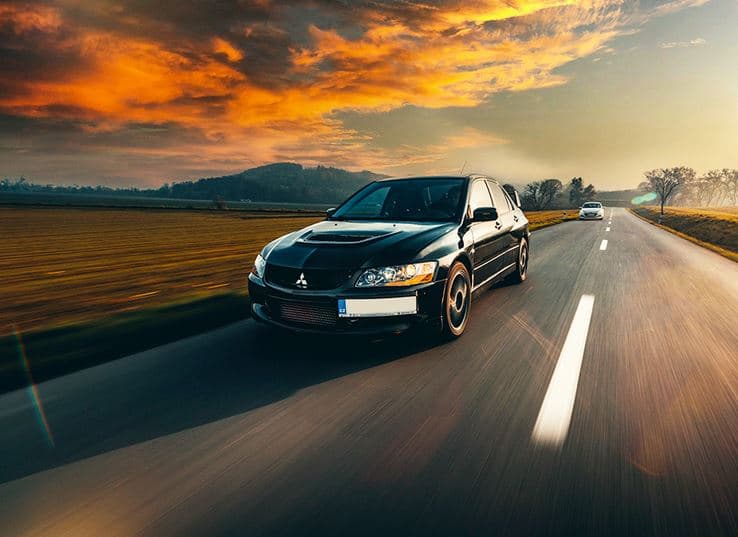 Jízda v Mitsubishi Lancer EVO IX